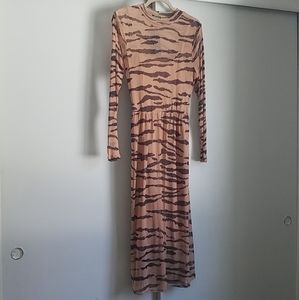 NWT Sheer animal print dress